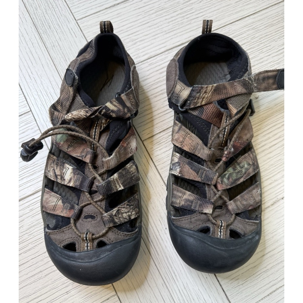 Keen Camo H2 Men 6; Women 8.5 Waterproof Canvas Hiking Water Sandal Shoe Outdoor
